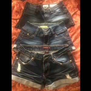 Dark Denim Shorts